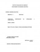 Teoría de decisiones investigación de operaciones