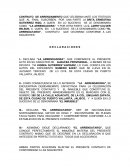 Arrendamiento de departamento