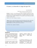 El cáncer y su desarrollo a lo largo del siglo XXI