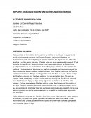 REPORTE DIAGNOSTICO INFANTIL ENFOQUE SISTEMICO DATOS DE IDENTIFICACION