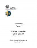 Orientacion Actividad de Aplicacion