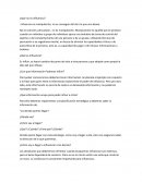 Influencia no manipulación, no es conseguir del otro lo que uno desee.