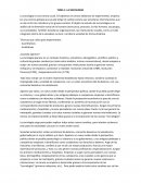 TEMA 1: LA SOCIOLOGÍA