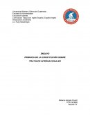 Primacía de la Constitución sobre Tratados Internacionales en Guatemala