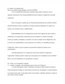 Responsabilidad social en una empresa