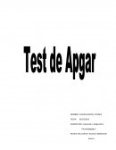 Test de apgar. Evaluación y Diagnostico. Psicopedagógico