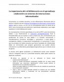 La importancia del rol bibliotecario en el aprendizaje colaborativo en entornos informátizados