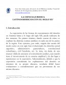 LA CIENCIA JURIDICA LATINOAMERICANA EN EL SIGLO XX