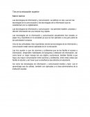 Tics en la educación superior