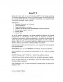 Ensayos- Actividad Estudiantil