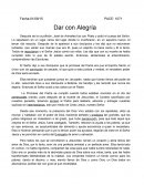 Dar con Alegría
