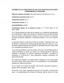 INFORME DE LAS CONDICIONES DE SUELO DEL MUNICIPIO DE RICAURTE (CUNDINAMARCA) O CERCANOS