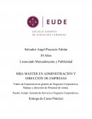 MBA MASTER EN ADMINISTRACIÓN Y DIRECCIÓN DE EMPRESAS