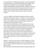 Resumen pelicula "La odisea de la especie"