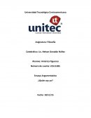 Investiga y resume los argumentos existentes sobre el tema ¿Quién soy yo?