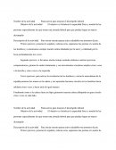 Actividad	Pauta activa para mejorar el desempeño laboral