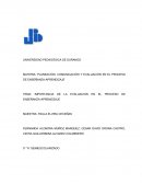 IMPORTANCIA DE LA EVALUACION EN EL PROCESO DE ENSEÑANZA-APRENDIZAJE