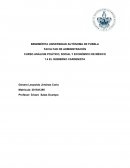 CURSO ANÁLISIS POLÍTICO, SOCIAL Y ECONÓMICO DE MÉXICO