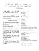 CONCEPTOS DE LA ELECTRICIDAD