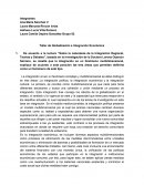 Lectura “Sobre la naturaleza de la Integración Regional, Teorías y Debates”