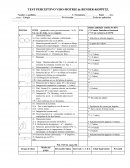 Formato de Koppitz para test de Bender