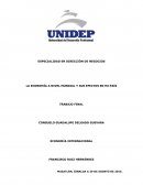 TRABAJO FINAL LA ECONOMÍA A NIVEL MUNDIAL Y SUS EFECTOS EN MI PAÍS