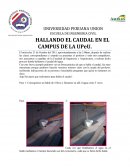 Informe - Hallando el Caudal en el Campus de la UPeU
