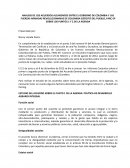 Acuerdo entre un país y sus fuerzas armadas- Colombia