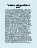 La vida es un sueño, una película o un cuento