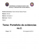 Etapa 2. Tema: Portafolio de evidencias no.2.