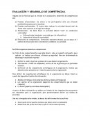 Evaluación y Desarrollo de Competencias