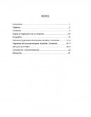 Costos Estructura Organizativa de empresa Industrial y Comercial