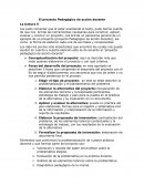 Apuntes- Proyecto pedagogico