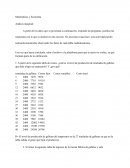 Matemáticas y Economía Análisis marginal