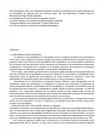 INTERPRETAR LA VIOLENCIA QUE MANIFIESTAN LOS ESTUDIANTES DEL SEGUNDO AÑO. Página 2