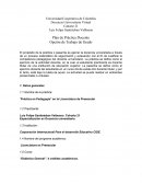 Plan de Práctica Docente Opción de Trabajo de Grado
