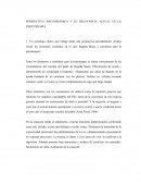 PERSPECTIVA PSICODINÁMICA Y SU RELEVANCIA ACTUAL EN LA PSICOTERAPIA