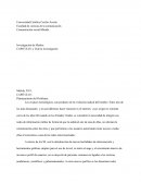 Investigación de Medios CAPITULO I y II de la investigación