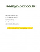 ANÁLISIS DE LECTURA “EL ARTE DE LA GUERRA”