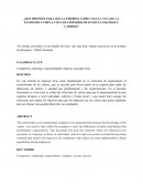 ¿Que propone para que la empresa como celula viva de la economia cumpla con los criterios de justicia, equidad y caridad?