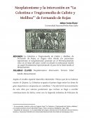 Neoplatonismo y la intercesión en “La Celestina o Tragicomedia de Calisto y Melibea” de Fernando de Rojas