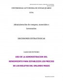 Caso de estudio Administración del rendimiento