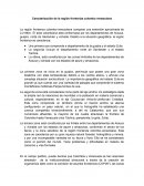 COMO SE DA LA CARACTERIZACION DE LA REGION NORTESANTANDERIANA