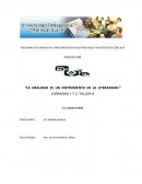 La oralidad es un instrumento de la literacidad