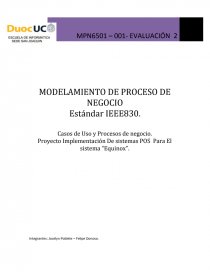 Proyecto Implementación De sistemas POS Para El sistema “Equinox”.. Página 1