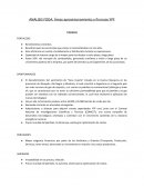 ANALISIS FODA: Áreas aprovisionamiento y finanzas YPF