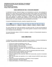 CASO: SERVICIO DE TAXI- “AYACUCHO SEGURO”. Página 1