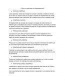 Ejemplo de relaciones de departamentos de una empresa industrial