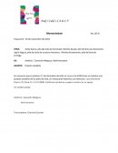 Memorándum Andy’s Cake’s S.A de C.V