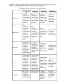 Cuadro de propuesta didáctica para tesis